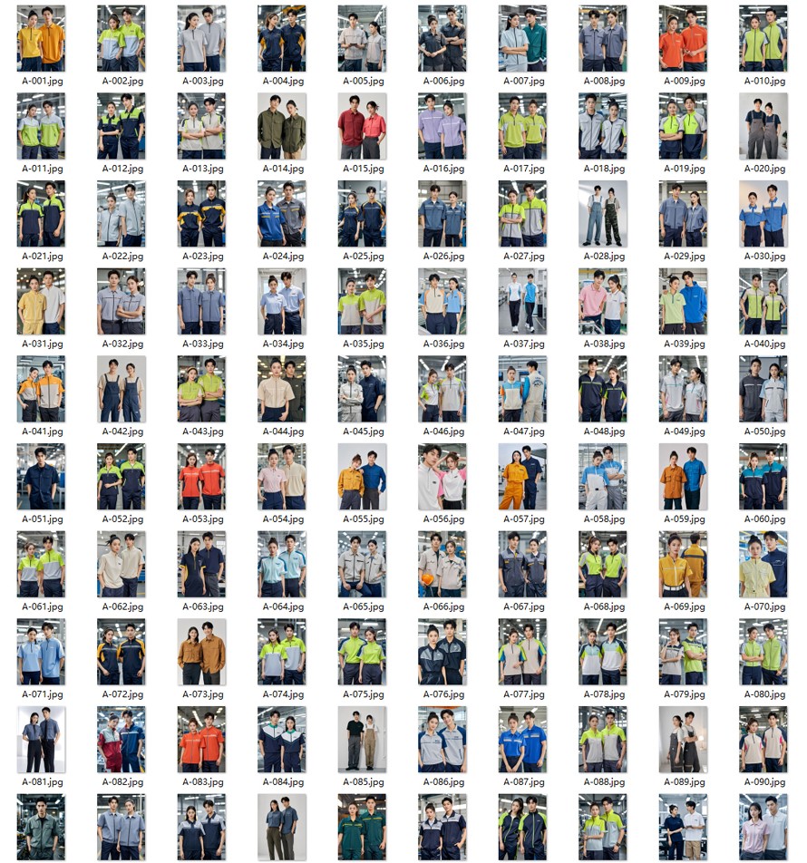 時尚款企業團隊工作服定制款，員工制服，商務夾克，T恤襯衫工作服