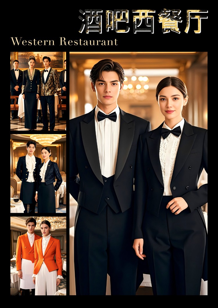 EFZZ國際酒店秋冬制服，酒店人工作服定制圖