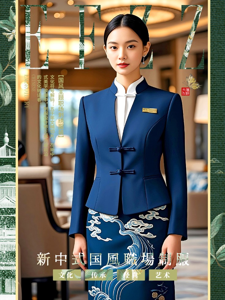 傳統元素現代化:新中式國風職場工作服圖鑒二