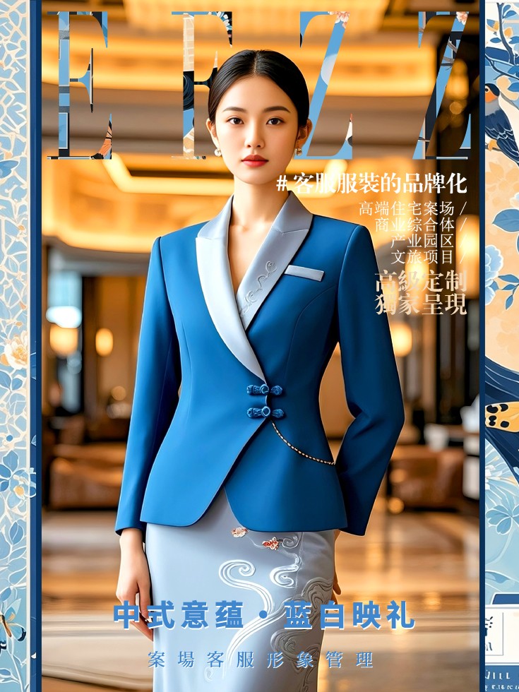 案場客服工作服定制形象管理，案場客服制服定制畫冊