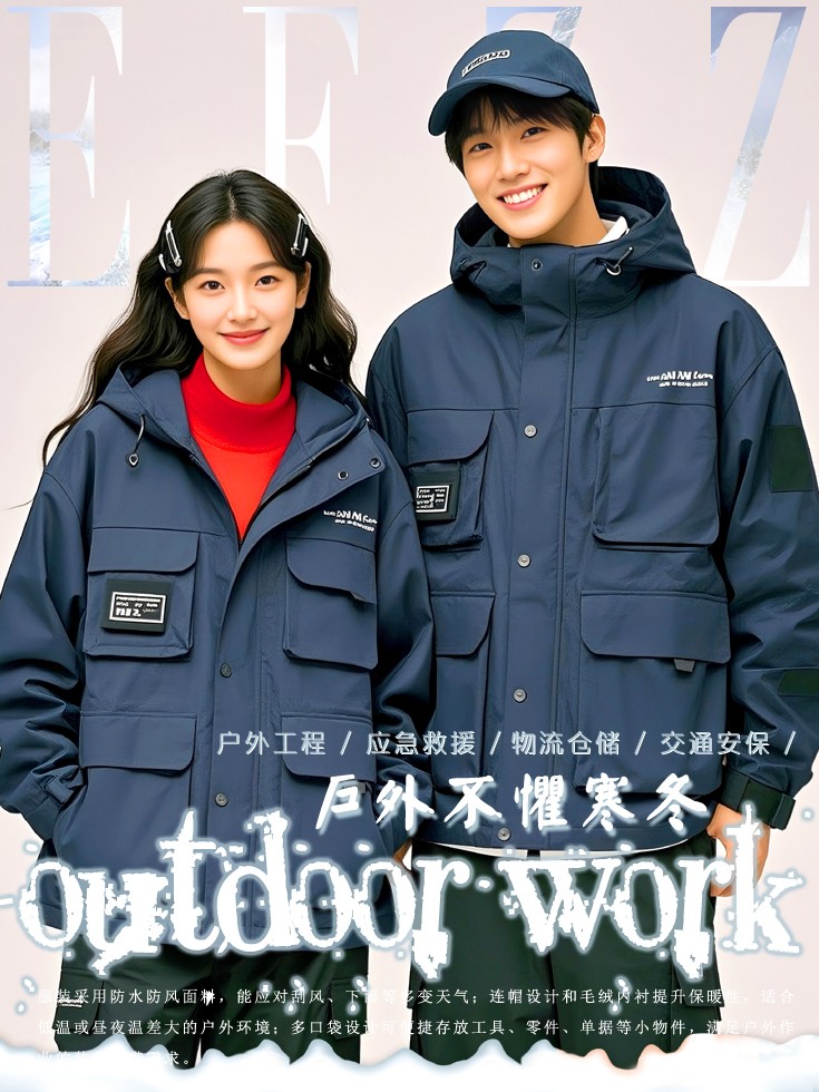 戶外作業(yè)工裝圖鑒：抗風(fēng)防水保暖工作服場(chǎng)景化方案