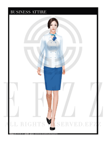 時尚典雅白女款職業(yè)套裝按摩技師制服設(shè)計圖1371