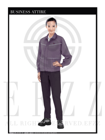 淺紫色女款長袖車間工作制服設(shè)計(jì)圖1112