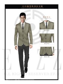 新款長袖男款酒店經理服裝款式圖477
