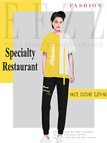 新款女款快餐店服務(wù)員制服設(shè)計圖256