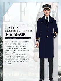 新款男款冬季保安服大衣制服設(shè)計(jì)圖072
