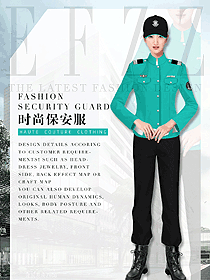 原創(chuàng)制服設(shè)計(jì)長(zhǎng)袖女款保安服夾克設(shè)計(jì)圖331