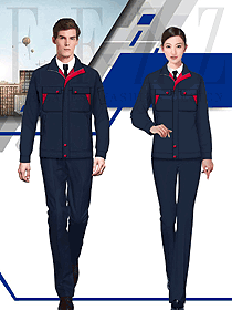 原創(chuàng)制服設(shè)計(jì)長袖春秋工程服款式效果圖1245