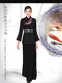 新款女款酒店中餐領班服裝款式圖186