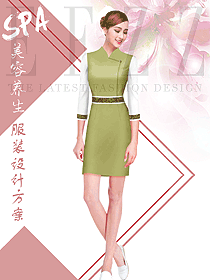 時尚連衣裙款會所服務(wù)生制服設(shè)計(jì)圖670