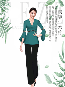 時尚水療SPA會所咨客迎賓服裝款式圖442