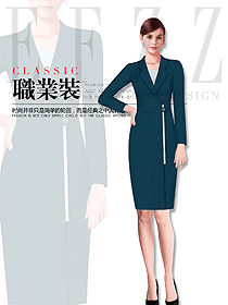 原創(chuàng)制服設(shè)計(jì)女職業(yè)裝夏裝款式圖867