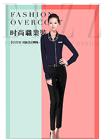 原創(chuàng)制服設(shè)計(jì)女職業(yè)裝長袖襯衫款式圖344
