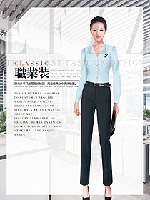 原創(chuàng)制服設(shè)計(jì)女職業(yè)裝長袖襯衫款式圖362