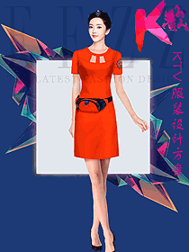 新款夜總會KTV服務員制服設計圖627
