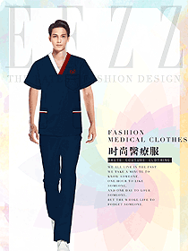 時尚男款醫(yī)護服手術服制服設計圖777
