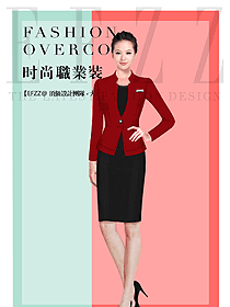 新款女秋冬職業(yè)裝制服設(shè)計(jì)圖1672