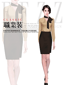 原創(chuàng)制服設計女職業(yè)裝夏裝款式圖970