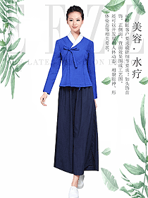 時尚深藍色會所服務(wù)生制服設(shè)計圖661