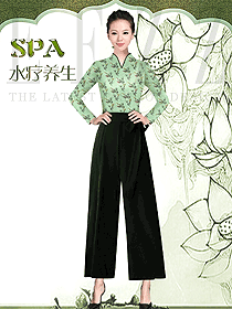 時尚女款美容技師制服設(shè)計(jì)圖643