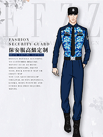 長(zhǎng)袖男款保安服款式圖431