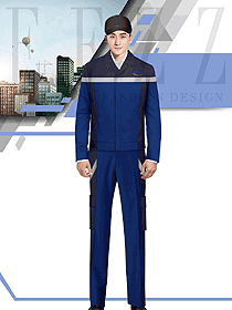 原創(chuàng)制服設(shè)計春秋工程服款式設(shè)計圖1254
