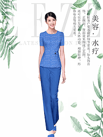 新款美容養生技師工作制服設計圖846