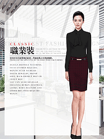 原創制服設計女職業裝長袖襯衫款式圖406