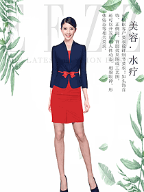 時尚女款總臺收銀接待制服設計圖483