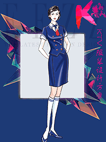 時尚夜總會KTV服務員制服設計圖628