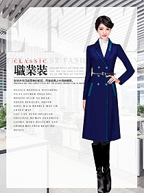 職場小清新女職業(yè)裝大衣制服設計圖296