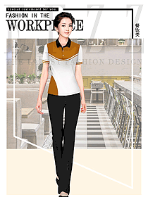 港式茶餐廳女款制服設(shè)計(jì)圖425