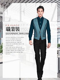時尚男職業(yè)裝馬夾款式效果圖145