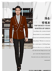 原創(chuàng)設(shè)計酒店經(jīng)理服裝設(shè)計圖496