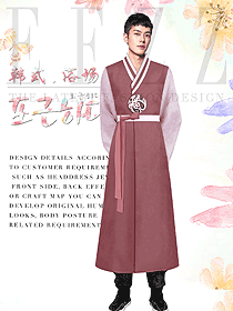韓式汗蒸水療會所咨客制服設計圖549