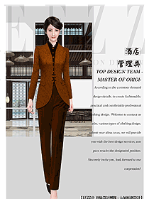 原創(chuàng)設(shè)計酒店經(jīng)理服裝設(shè)計圖501