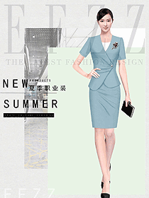 女職業(yè)裝夏裝制服設(shè)計圖1136