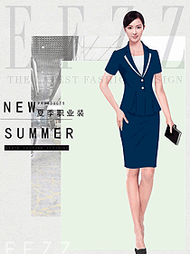 新款女職業(yè)裝夏裝服裝款式圖1146