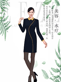 原創(chuàng)設計總臺收銀接待服裝款式圖498