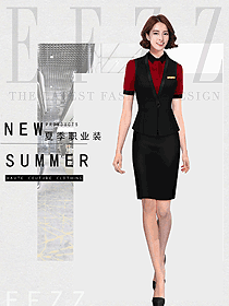 新款女職業裝夏裝服裝款式圖1182