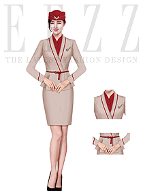 原創(chuàng)制服設(shè)計(jì)空姐服裝設(shè)計(jì)圖887