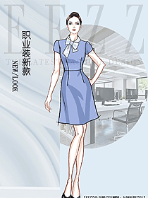 原創設計女夏裝制服設計圖1209