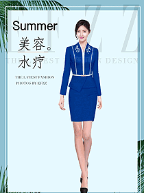 水療會所總臺收銀接待制服設(shè)計圖517