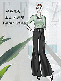原創制服設計按摩技師服裝設計圖1562