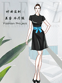 美容養生會所技師制服設計圖977