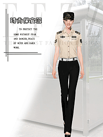 原創(chuàng)制服設計短袖保安服設計圖407