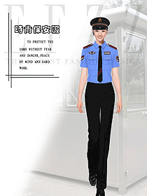 新款短袖保安服款式設(shè)計(jì)圖416