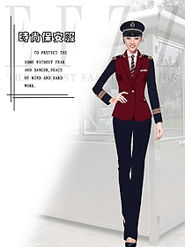 時尚保安服西裝制服設計圖107