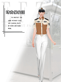 新款短袖保安服款式設(shè)計(jì)圖418