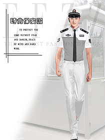 時(shí)尚短袖保安服設(shè)計(jì)圖421